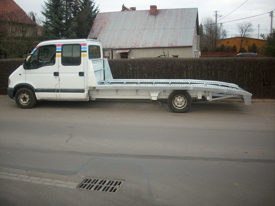 najazd ZABUDOWA autolaweta POMOC DROGOWA ducato producent KUNICE