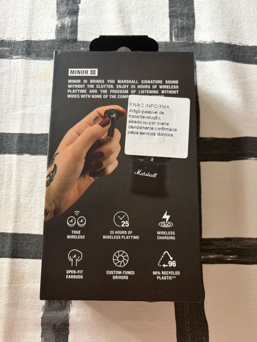 Fones marshall com garantia