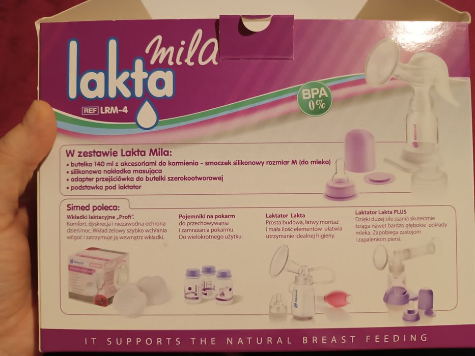Ręczny laktator Mila  Simed