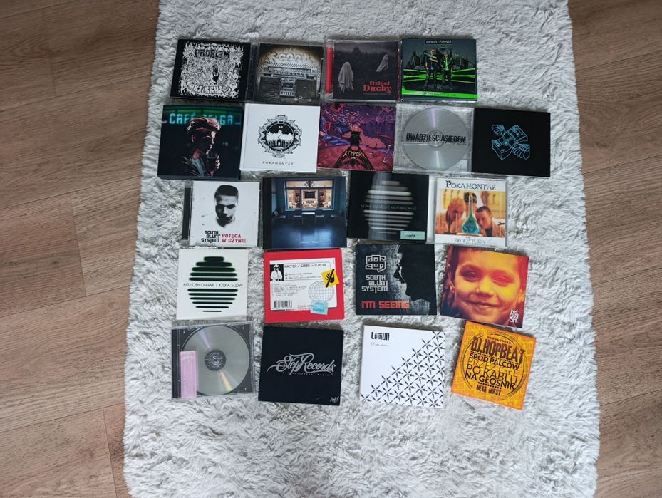 Zestaw płyt CD rap hiphop