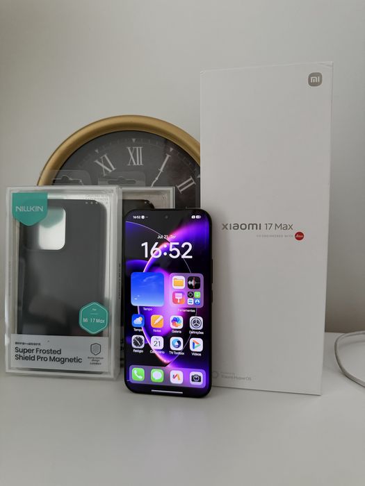 Xiaomi 17 Max - Global - 512GB - Preto Carbono