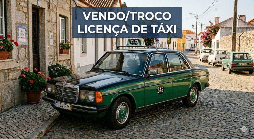 Vendo ou troco licença de táxi!