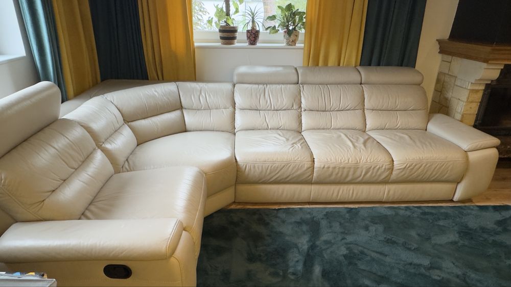 Sofa skórzana  narożna 195 x 280
