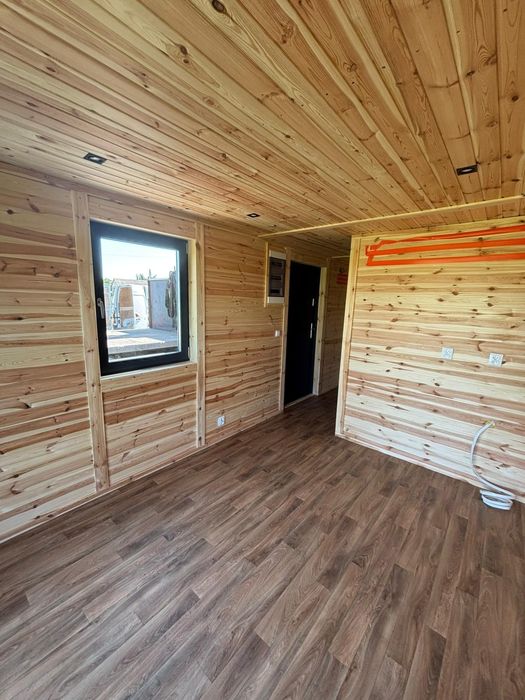 Domek drewniany mobilny całoroczny 8x3.2