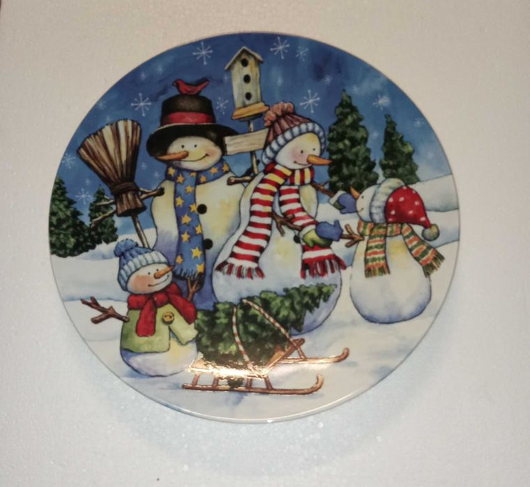 Prato grande de natal