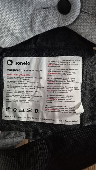 Nosidełko dla dziecka od lionelo