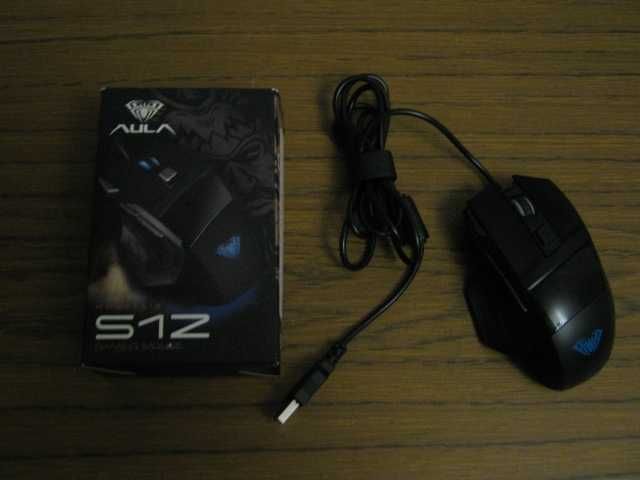 Мышь проводная игровая Aula S12 Mountain Black