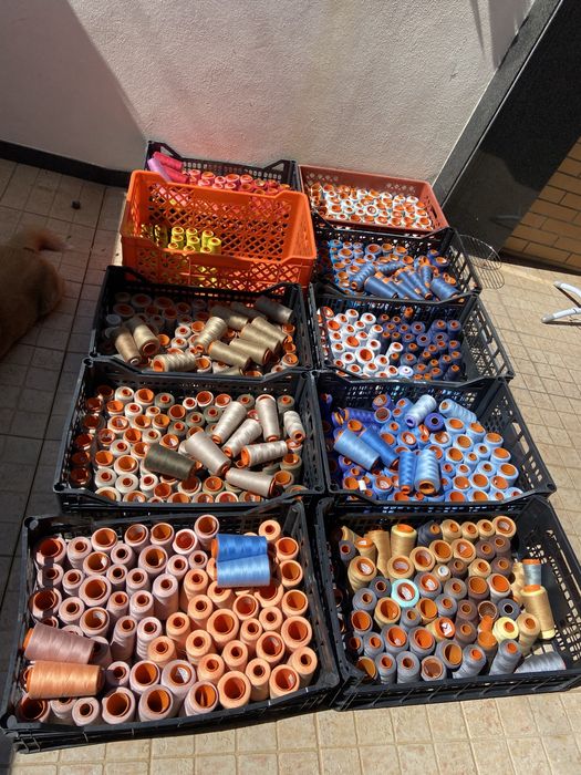 Cones de linha para maquina de costura