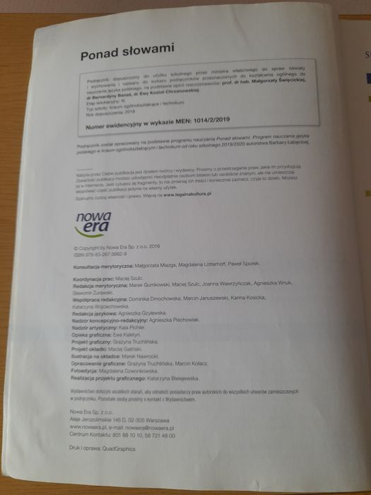 Język Polski kl.1 technikum