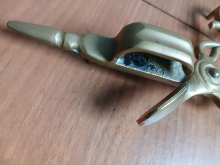 Старовині ножниці длягашення і відрізання фітіля (німечина)