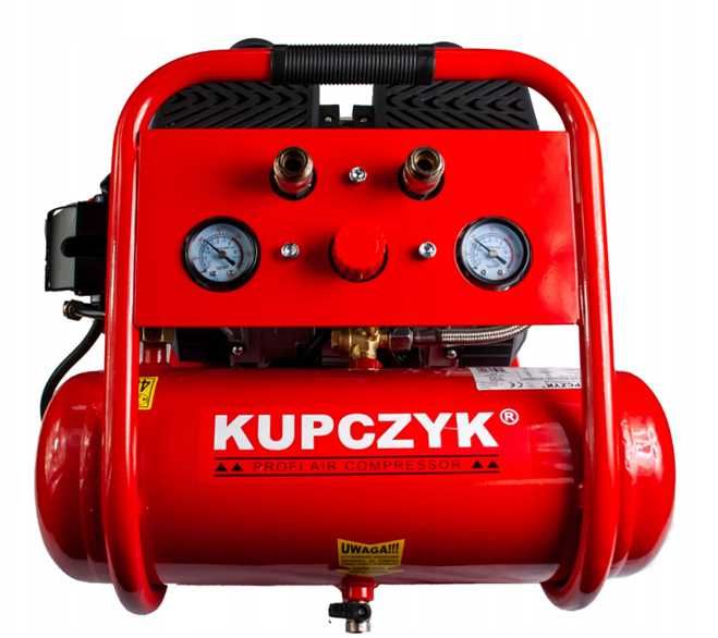 Kompresor Bezolejowy Wyciszony 6L Kupczyk FLO-6  1,1 KW   167 l/min