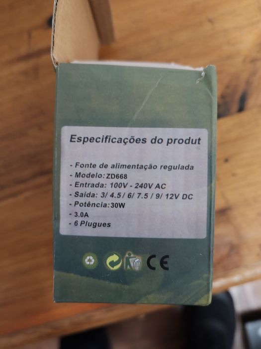 Carregador 5v várias pontas