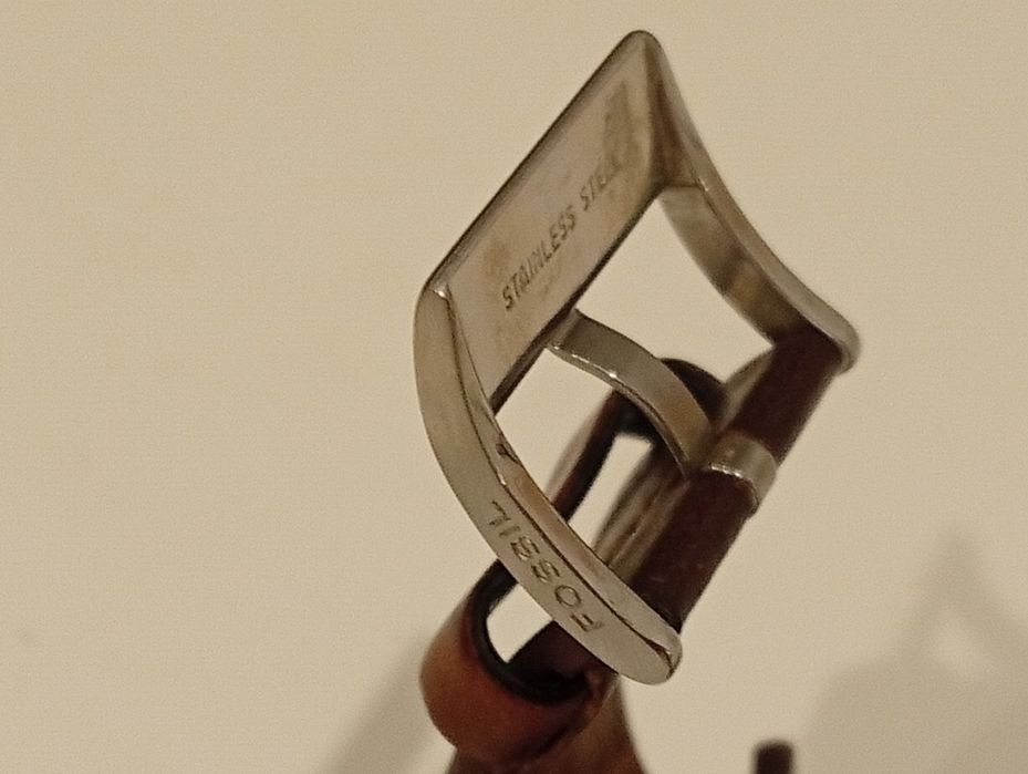 Bracelete "Fossil" couro