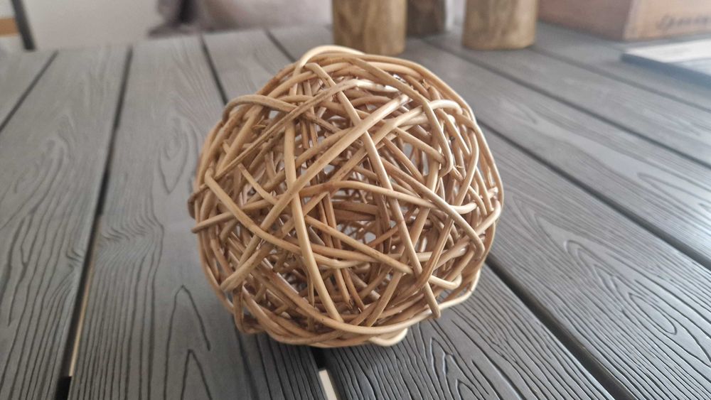 Bola de decoração natural 10 x10 cm