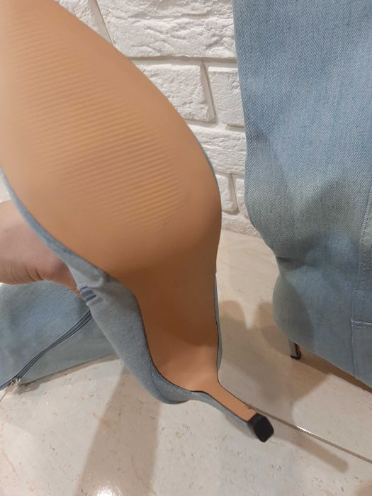 Nowe kozaki jeans 39