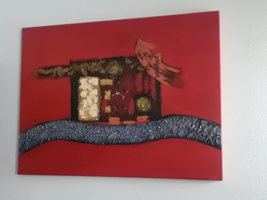 Tela cor vermelho ( Grande)