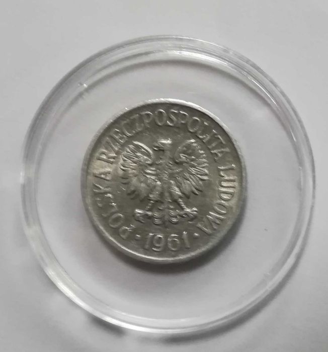 20groszy z 1961 roku bez znaku mennicy. Stan b. dobry