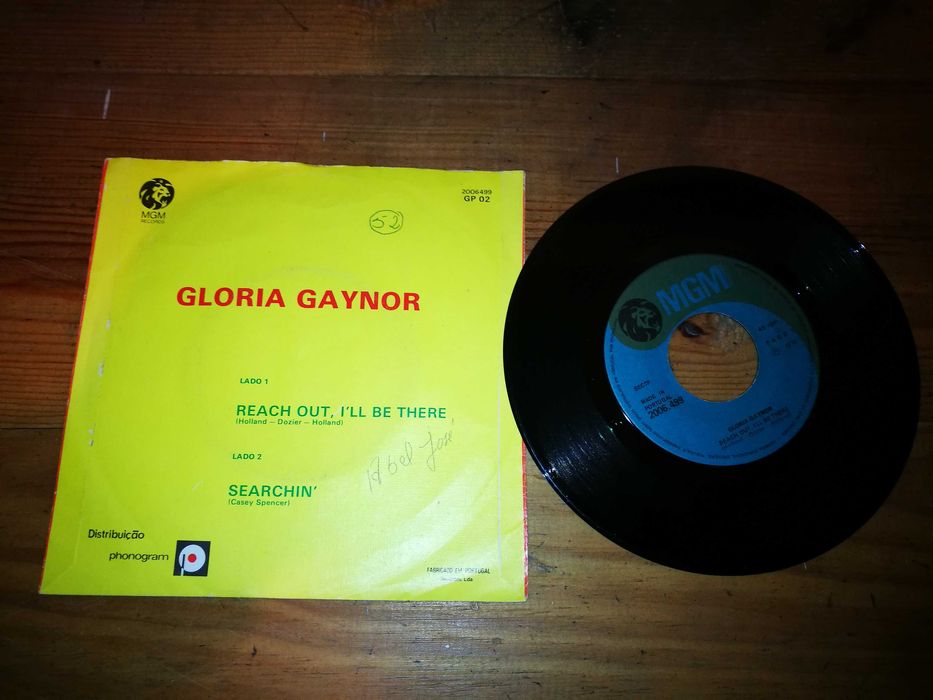 GLORIA GAYNOR (Dance) - Reach Oot I'll Be There SINGLE