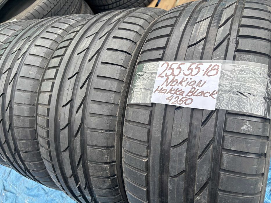 255-55-R18 NOKIAN HAKKA 4штуки летней резины GERMANY 2023