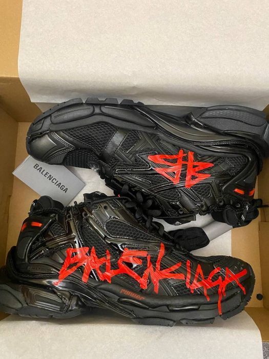 НАЙКРАЩА ЯКІСТЬ‼️ Balenciaga Runner Graffiti Black (Чорні),баленсіага,