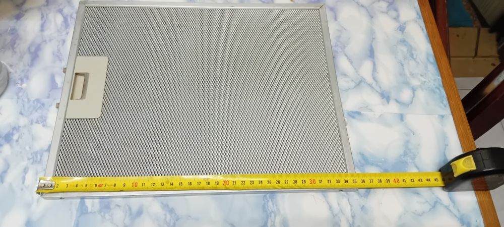 Grelha/filtro anti-gordura para exaustor