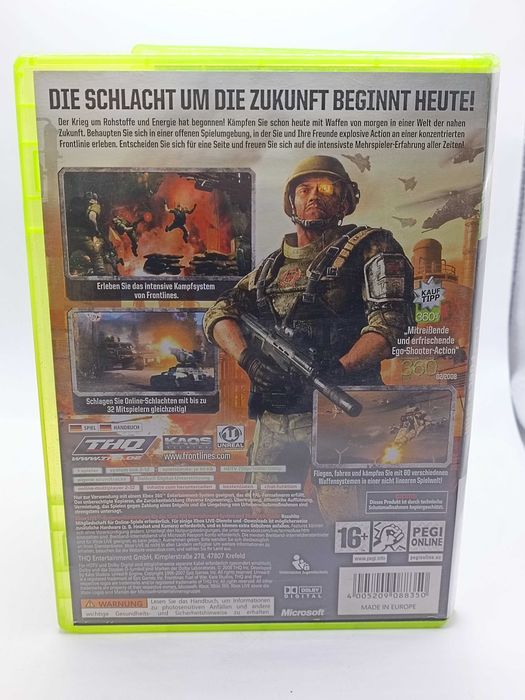 GRA Frontlines Fuel Of War Na Xbox 360 Xbox360