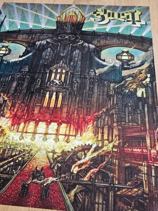 GHOST - Wielki plakat/poster XXL - Format B2 (50 x 70 cm) - NOWY!