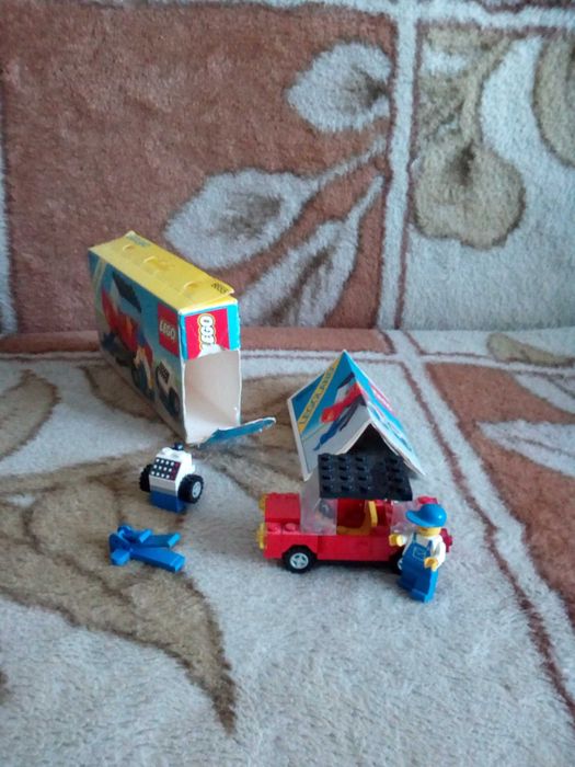 Lego 6655 Auto & Tire Repair z 1984 r. zestaw+pudełko+instrukcja