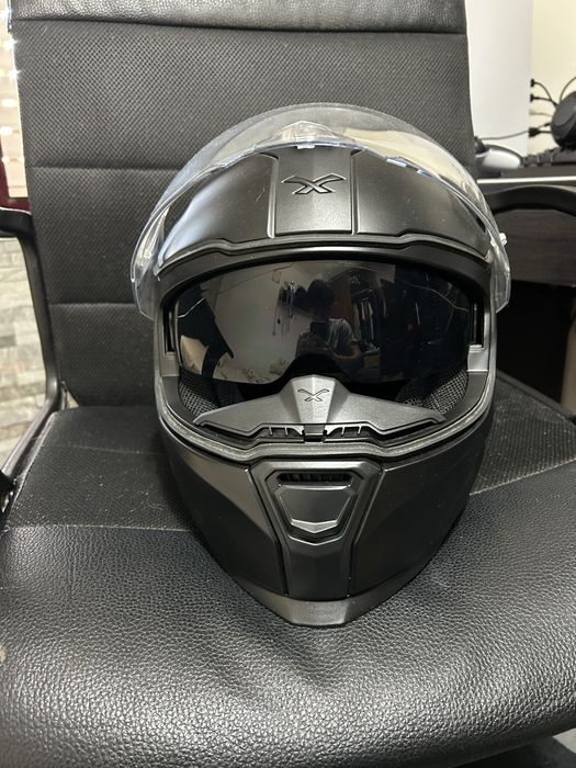 Capacete NEXX SX.100 Preto Fosco – Quase Novo, com Pinlock