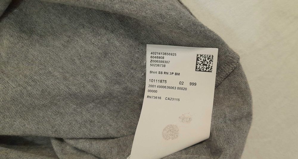 koszulka t-shirt Hugo Boss Shirt SS RN 3P BM hb ny M