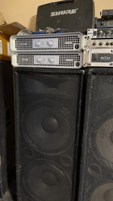 Продам колонки, усилители, микрофоны