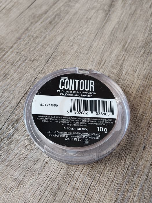 Prasowany bronzer do konturowania twarzy Bell Oh My Contour 01 sculpting tool