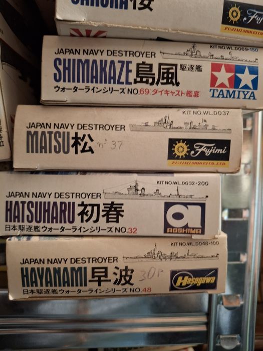 Kits 1 /700 vintage novos tamiya aoshima fujimi etc