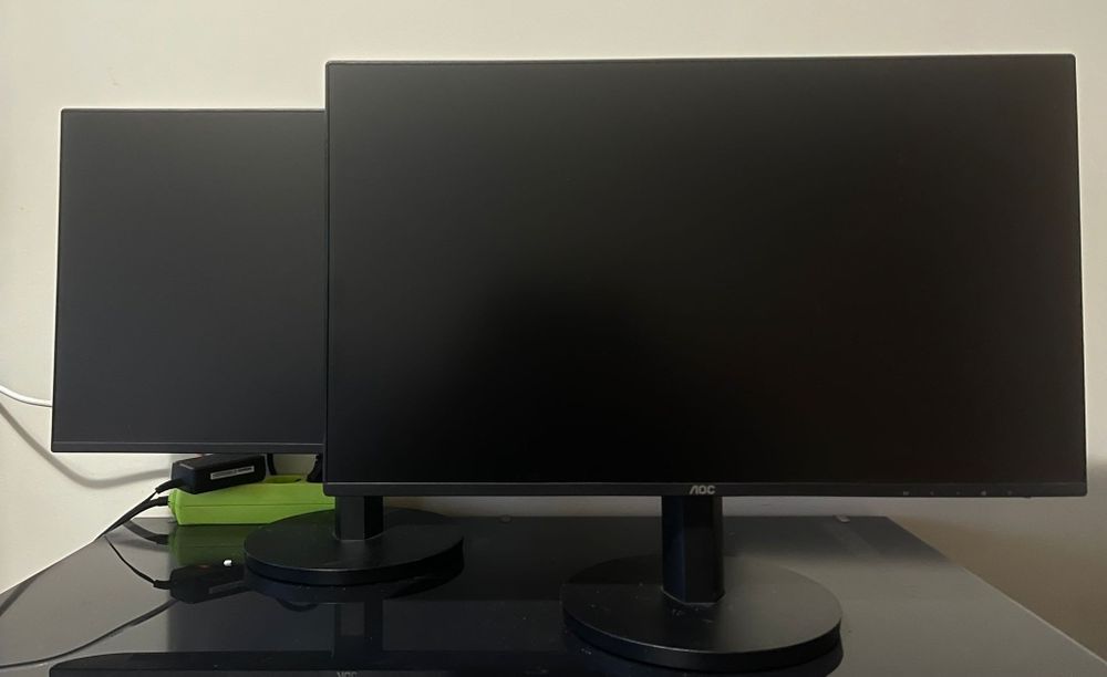 2 Monitores AOC -  21.5 Polegadas  - Semi novos