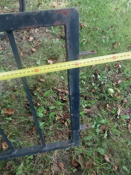 Płotki 6 sztuk stalowe