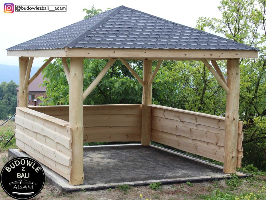 Altana, Altanka Ogrodowa z Bala, Altana z Bali (transport, montaż)