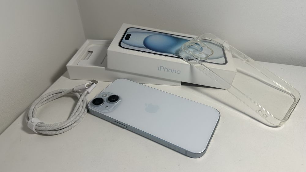 iPhone 15 Blue 128GB bateria 88%