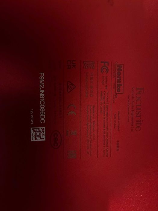 Interfejs audio Scarlett 18i8 3rd Gen - stan bardzo dobry