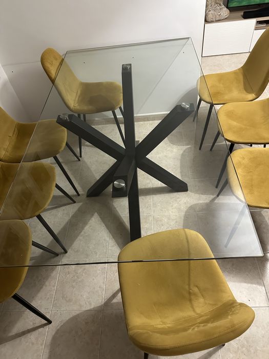 Mesa Vidro 1,8x1m
