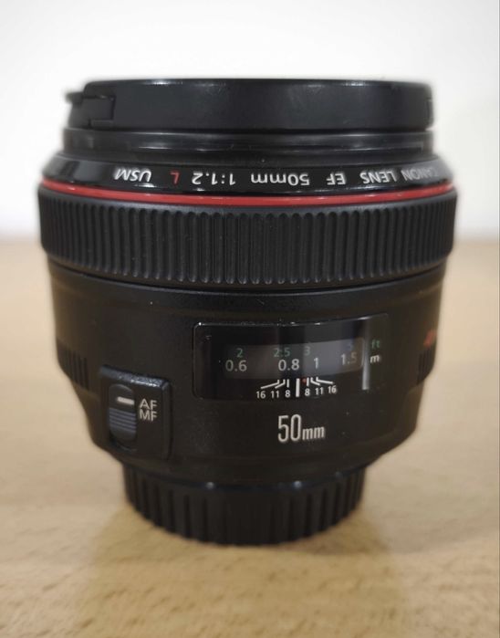Objetiva 50mm  canon 1.2