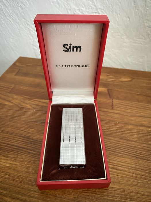 Вінтажна запальничка Sim Electronique made in Japan для Франції в коробці