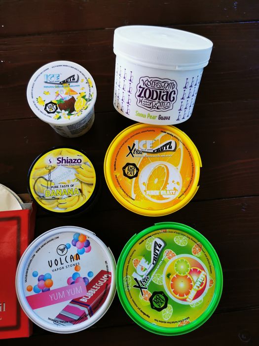 Fajka wodna Shisha + akcesoria + aromaty + cybuche – duży zestaw
