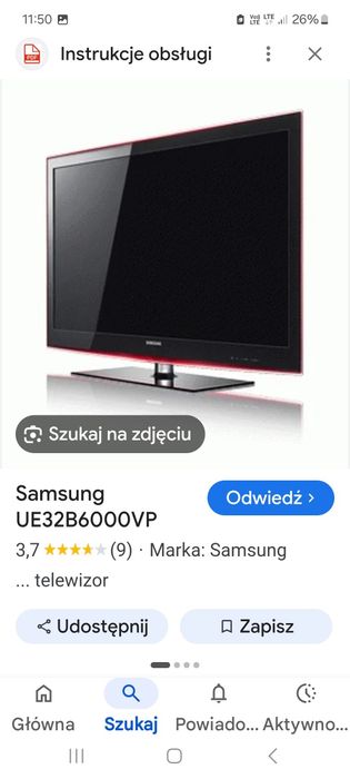 Samsung 32cale ultra slim 100Hz/ FulHd, 4 ×USB pilot.Super stan,jak nowy
