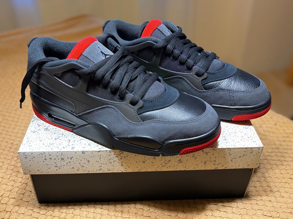 Air Jordan 4 RM Black/Varsity Red-Anthracite – EUR 44