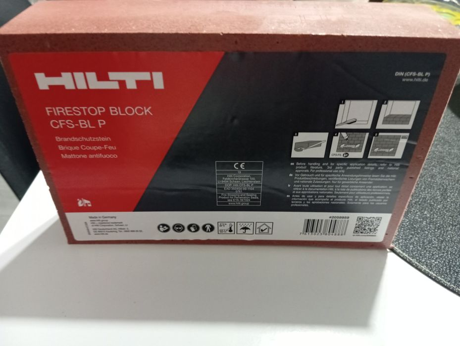 Bloczek ogniochronny