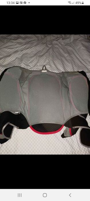 Colete de proteção.