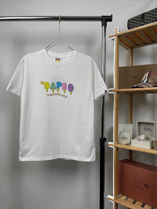 Футболка A Bathing Ape "IceCream" | Бавовняна Тішка Bape | Стрітвір