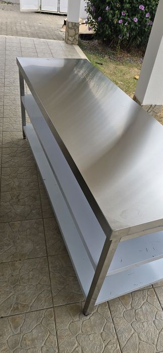 Bancada de inox com 2metros nova