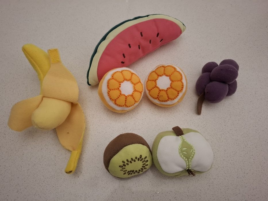 IKEA Duktig kosz pluszowe owoce