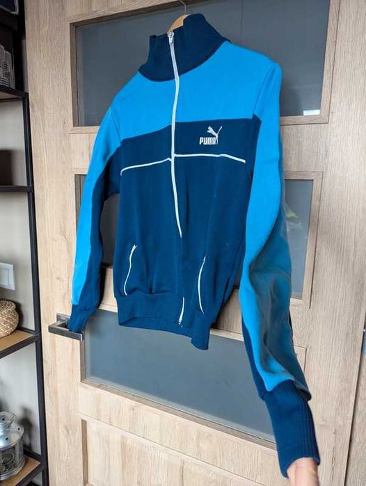Bluza męska Puma vintage 80’s oldschool ze stójką | rozm. 6/S | unikat